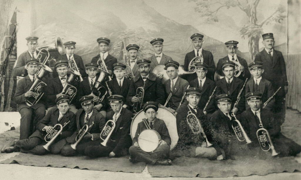 Der Musikverein Engabrunn im Gründungsjahr 1923